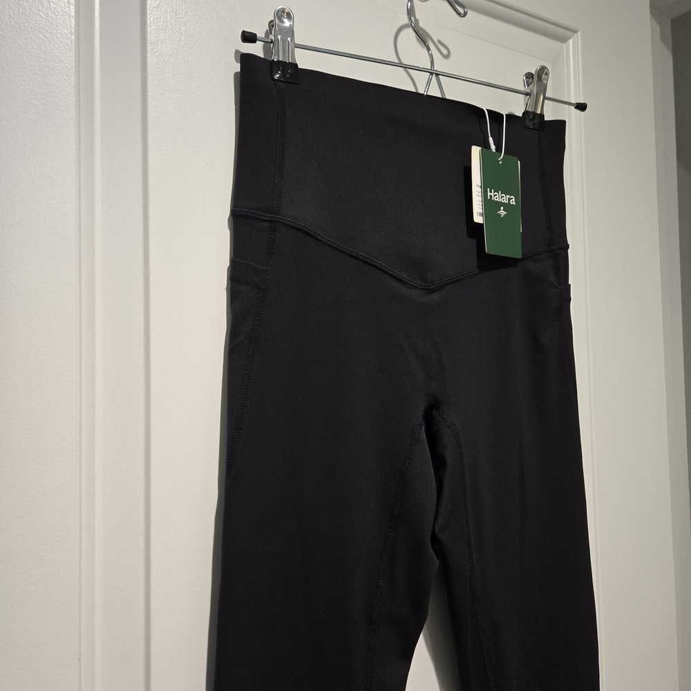 NWT- Halara Black UltraSculpt High-Waisted 7/8 Pocket Legging Women's Size Small - Picture 6 of 13